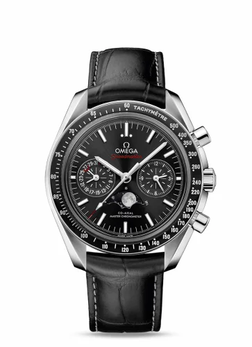 Omega Speedmaster Moonphase Chronograph Master Chronometer Stainless Steel / Black 304.33.44.52.01.001 (30433445201001)